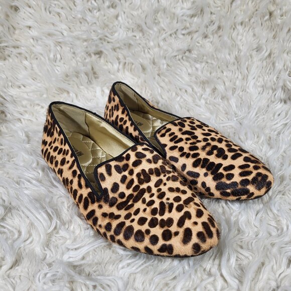 Birdies Shoes - Birdies The Starling Cheetah Calf Hair Comfort Flats Leopard Print Size 7.5